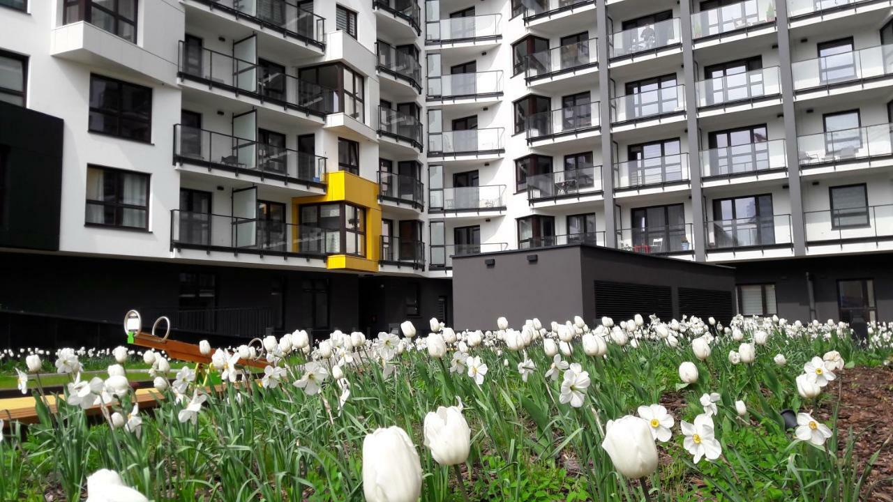 Newburg Apartments Wolska Varšava Exteriér fotografie